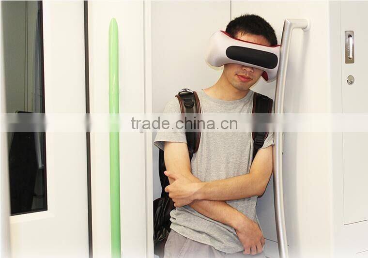 Round Portable Neck Pillow For Lunch Break/Travelling/ Neck Massage Music Pillow