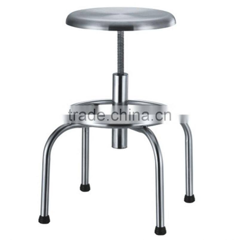 Laboratory Stool Made in Stainless Steel
