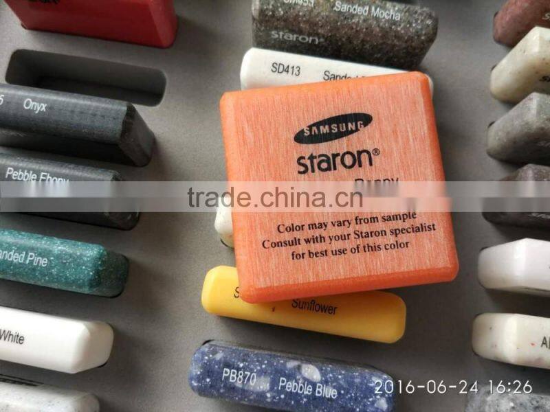 Acrylic solid surface corian modular designed shop display furniture