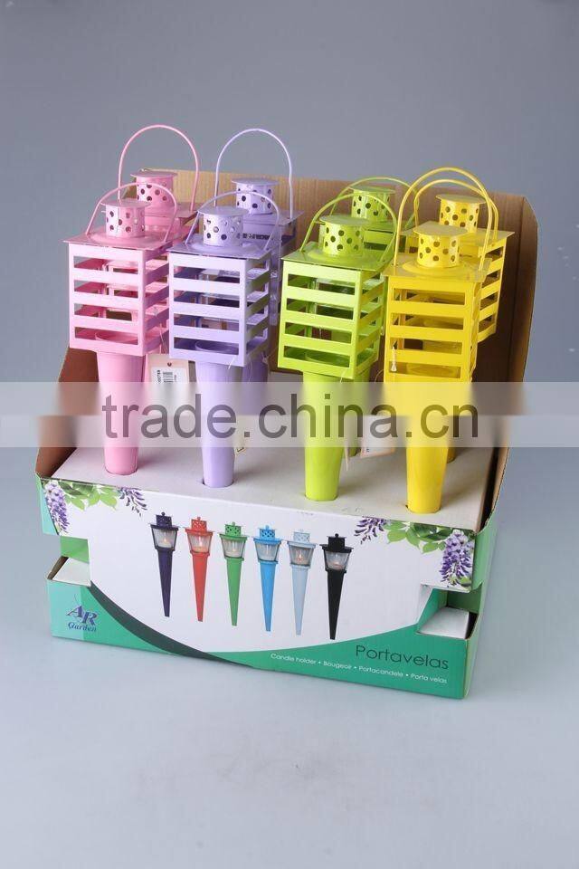 Torch Design Iron Candle Holder/Home Decoration Candlestick