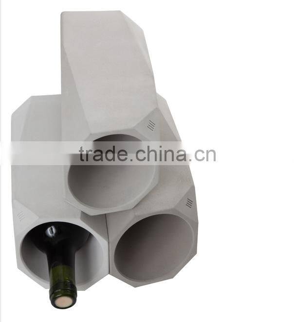 handmade concrete Rectangular red wine cooler colorful