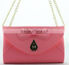 silicon women phone wallet phone case phone bag with Stainless Steel Chain