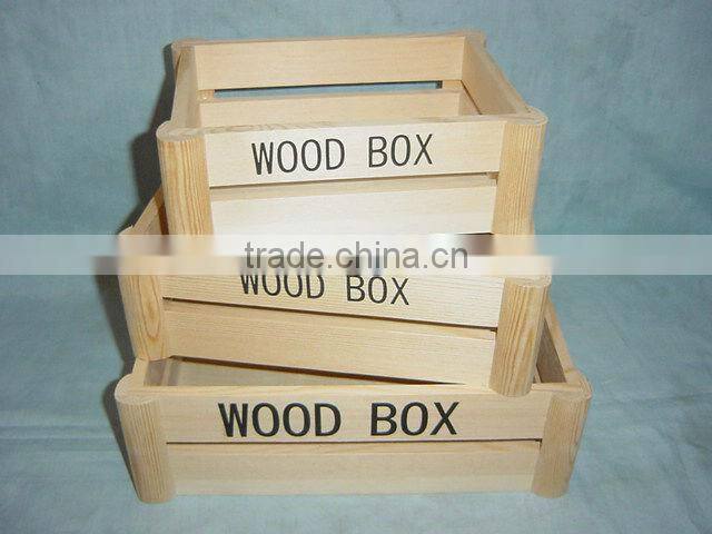 small wooden crates wholesale