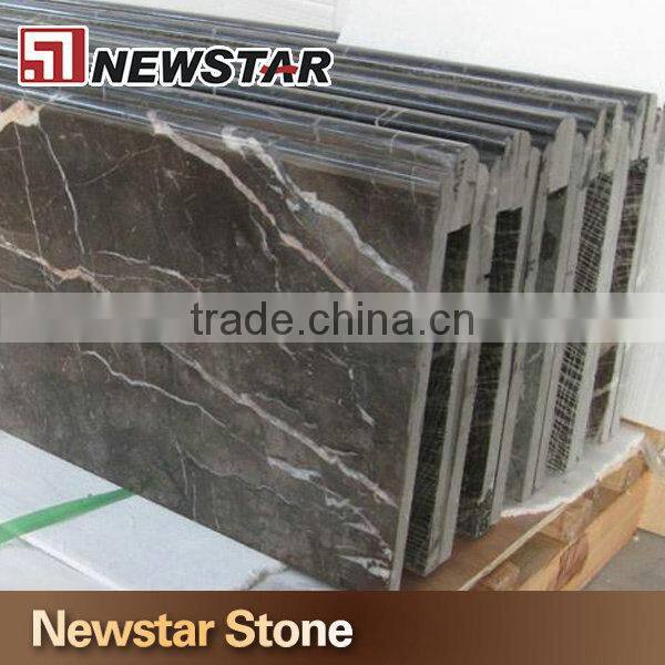 China polished brown emperador dark marble countertop