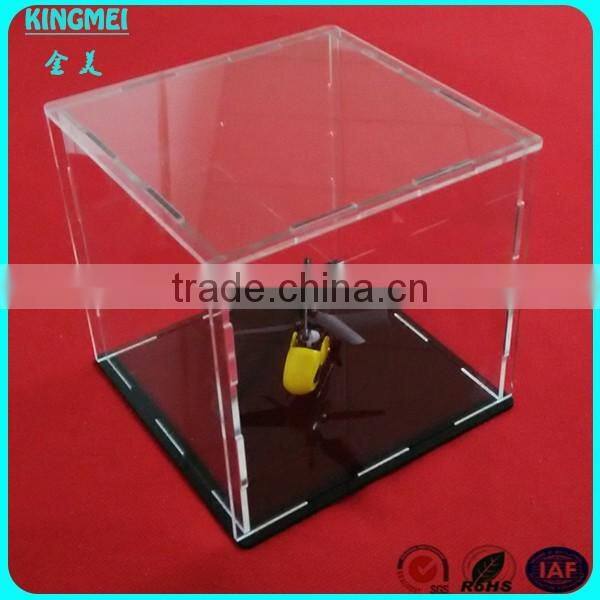 Transparent acrylic Cover for toy , plexiglass dust cover ,perspex display box