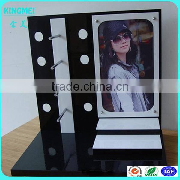 Popular counter retail sunglasses display case acrylic glasses display stand