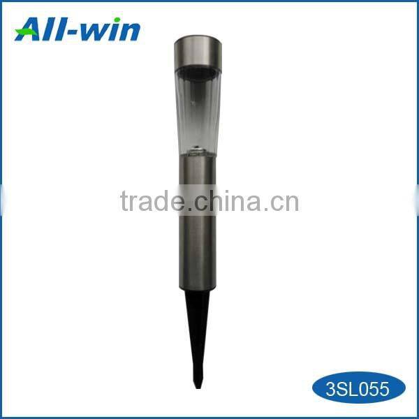 high-quality glass-made garden solar light with 2pcs white LED