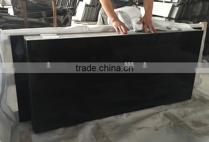 China absolute black granite kitchen countertops