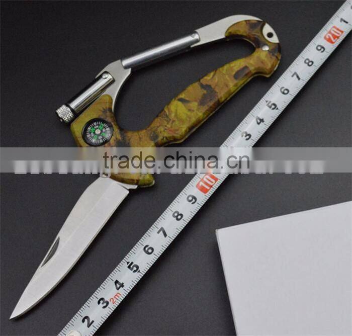 Wholesale camouflage color portable multifunction carabiner bulk