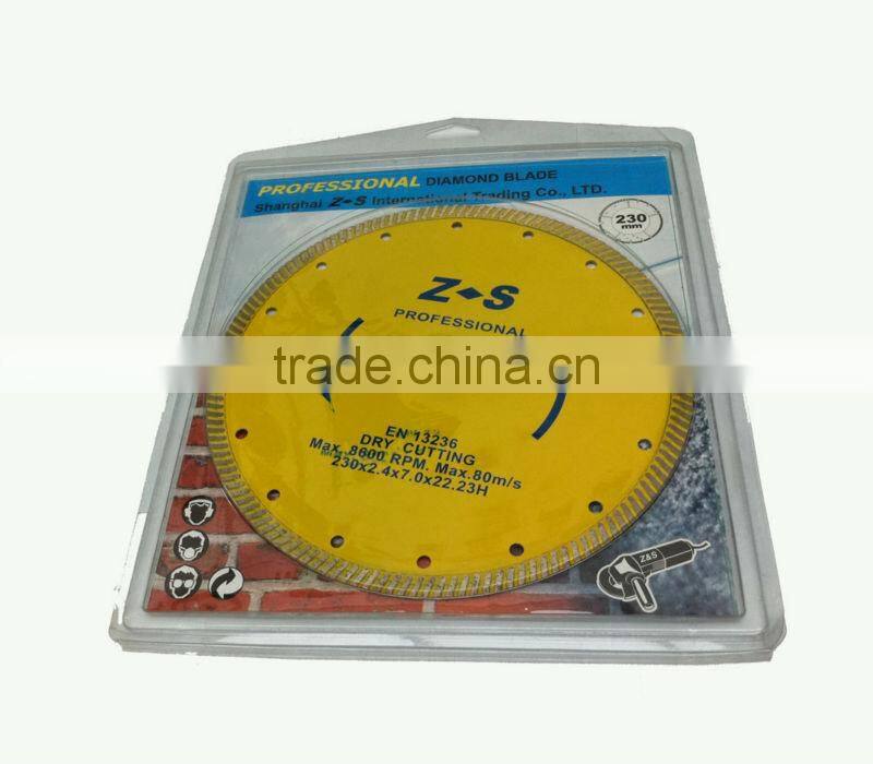 Hot Pressed Strengthen Turbo Diamond Saw Blade