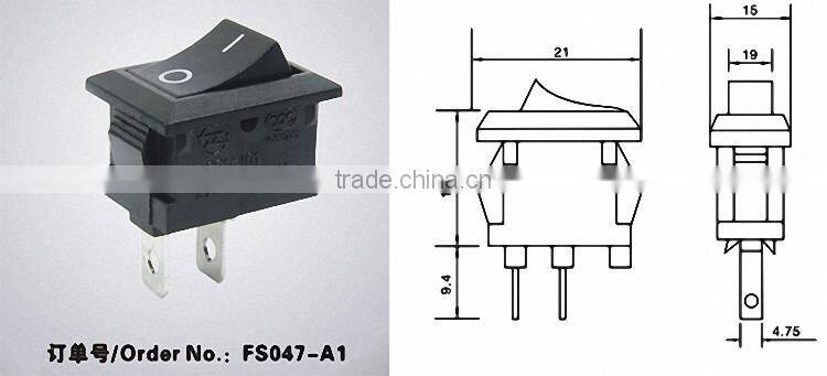 kcd5 yis rocker switch t105 rocker switch