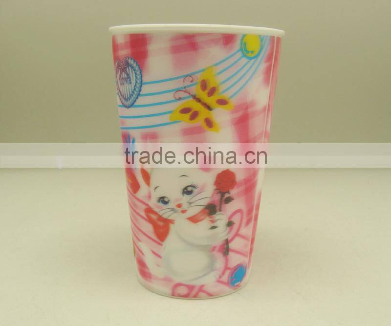 PP Hotsale Customer Request Color Plastic 3D lenticular Cup
