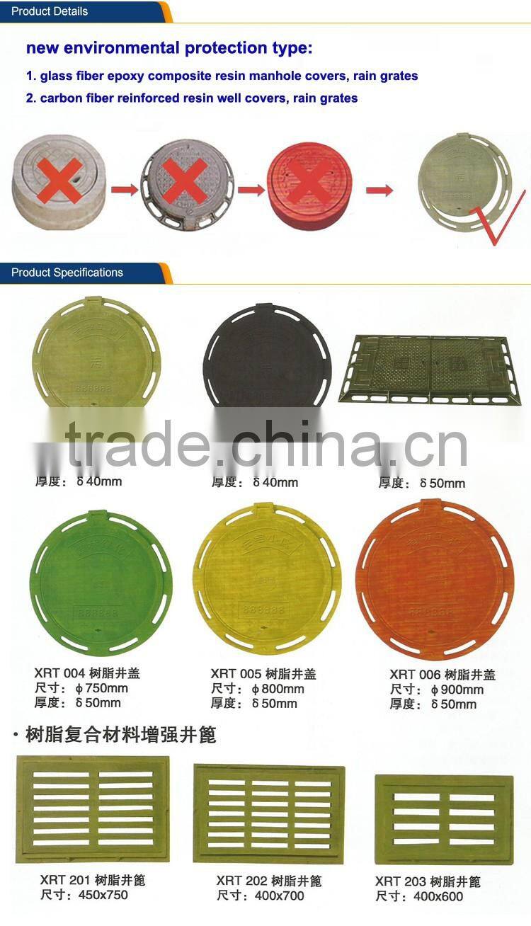 SMC BMC Fiberglass Composite Manhole Cover PVCmanhole cover