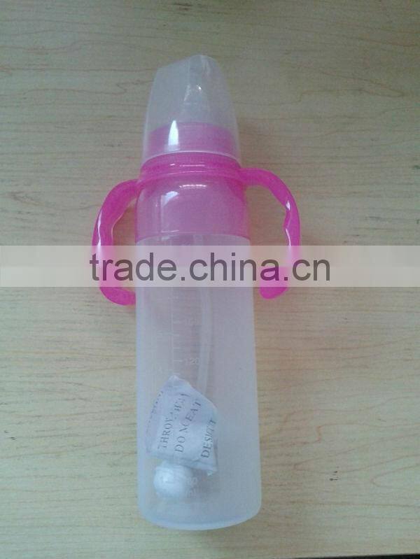 cute baby feeding silicone bottle water bottle 240ml