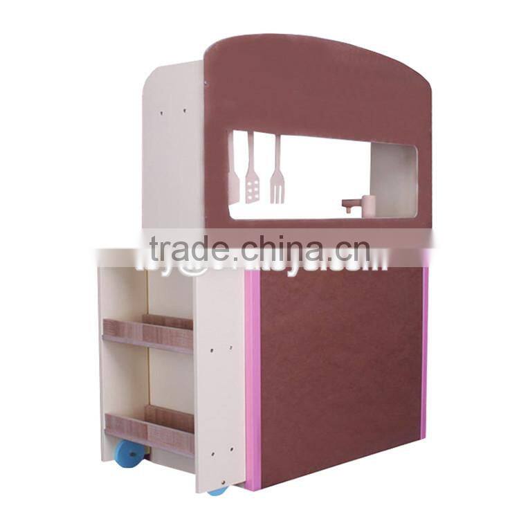 New kids play educational toys wooden baby kitchen set W10C275