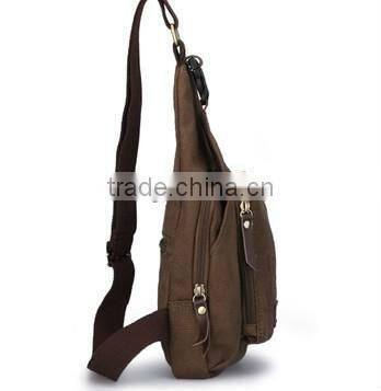 High Quality shoulder sling bag for outdoor sport with canvas