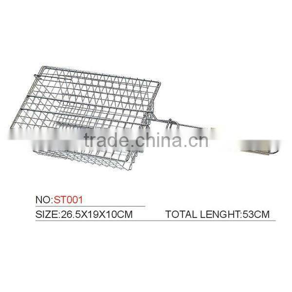 ST025 square stainless steel bbq grill