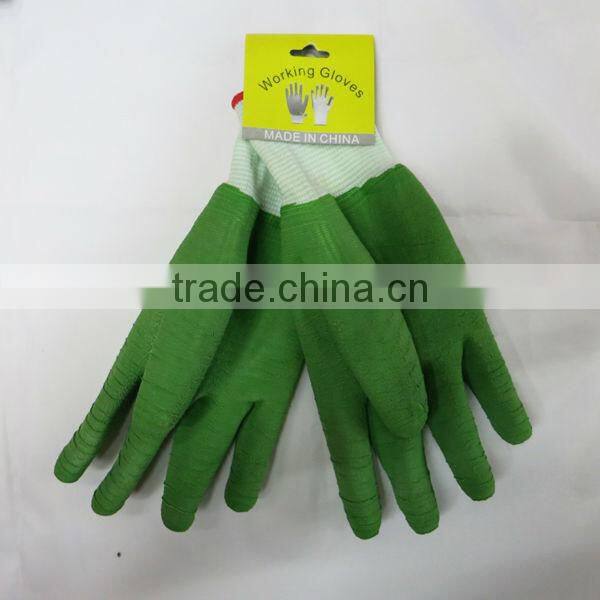 Crinkle Latex Fully Coated Nylon Gloves