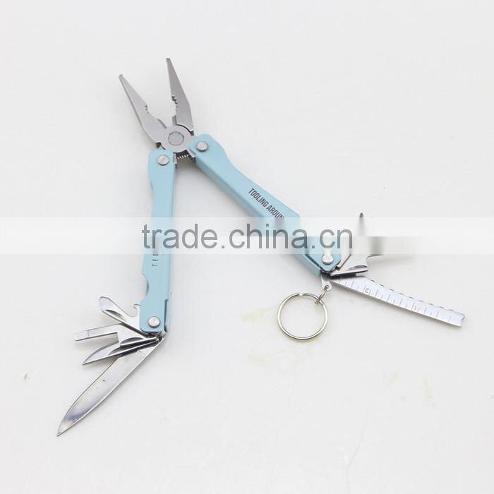 8 in 1 Stainless Steel Multi Plier with 8 Foldout Functions in Sheath