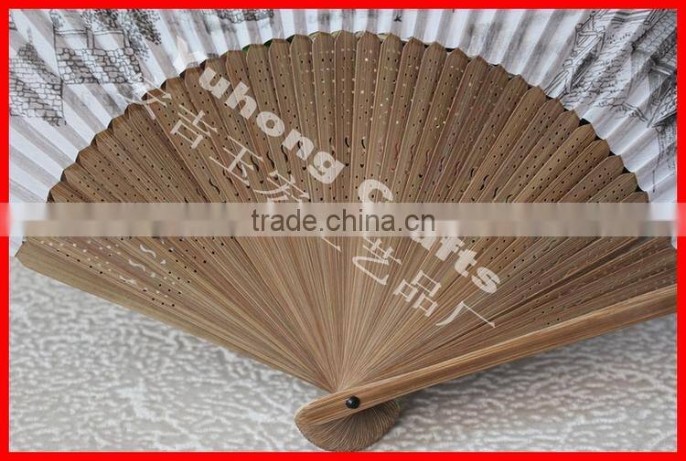 Promotional cloth hand held fan