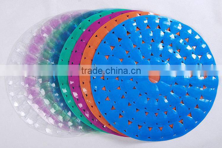 Round Kitchen PVC Sink Mat,Anti-Slip Sink Mat