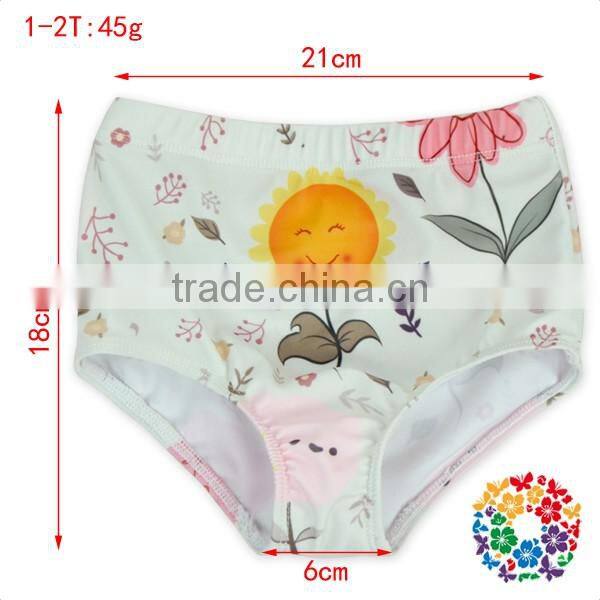 New Arrival Summer Fashion Cartoon Printed Girls Swimsuits Outfit High Quality Neopren Fabric Swimwear YZA-025