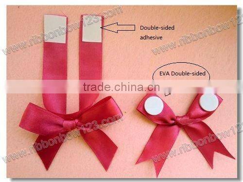 gift decorative bow with a small artificial flower