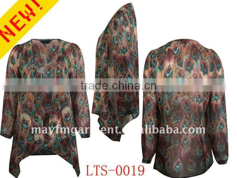 Newest fashion casual blouse