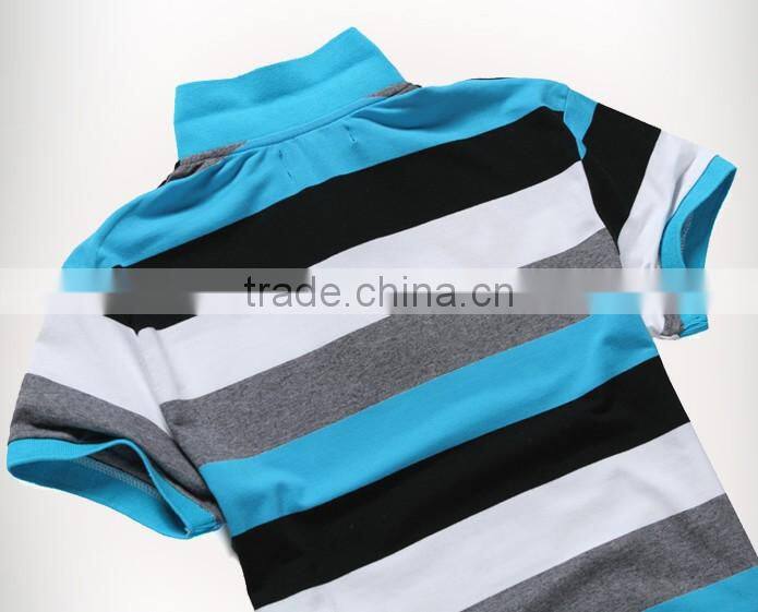 Custom polo,Mens fringe polo t shirt,Wholesales Muti Strip Polos