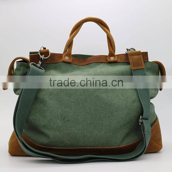 J8453h Casual Style Handbag Canvas Travel Bag