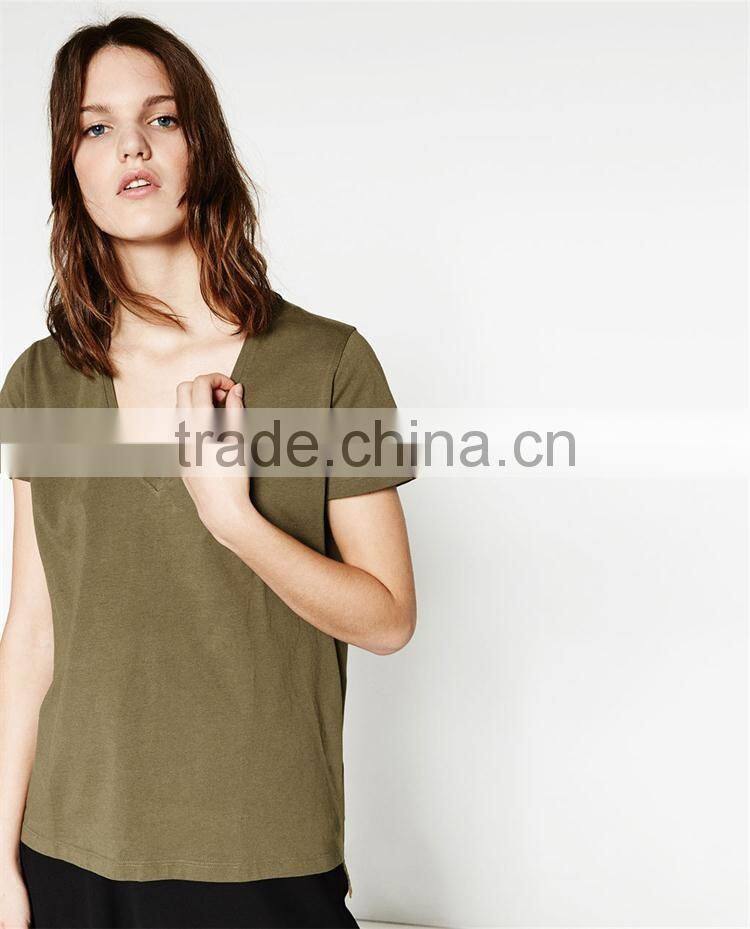 custom cotton women funny t shirts wholesale