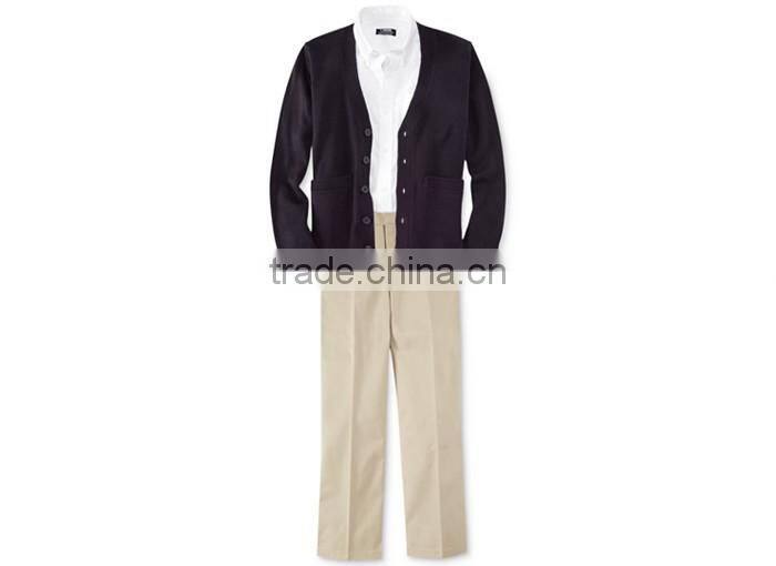 wholesale 2014 fashion style European high Shirt, Shirt, Cardigan & Pants school uniforms