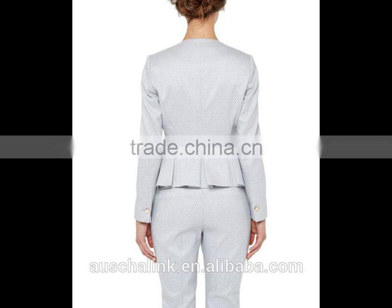 2016 Autumn ladies trendy suit deisign jackets wholesale