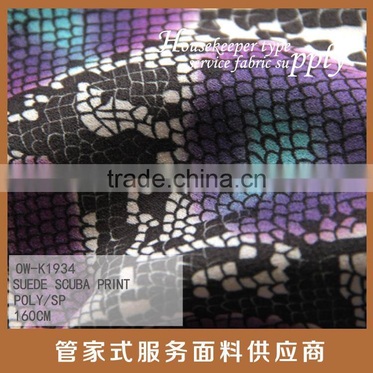 fabric polyester scuba,scuba knitted fabric