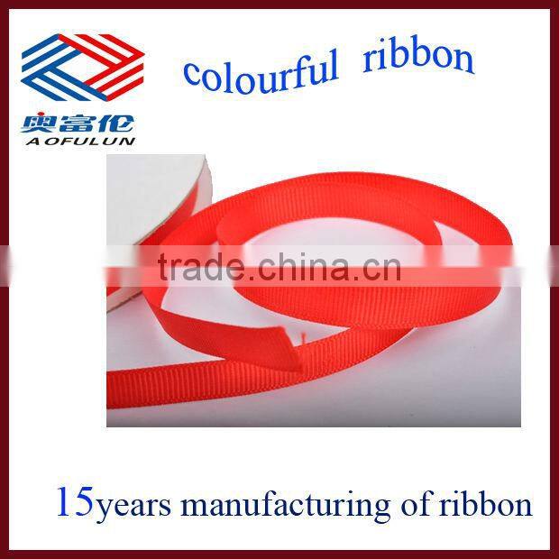 38mm 100% polyester printed grosgrain ribbon