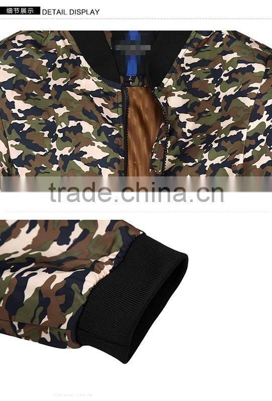 Hot Selling Popular High Quality Sport Men Jacket Camo Coat Causal Outdoor Thin Zipper Outwear