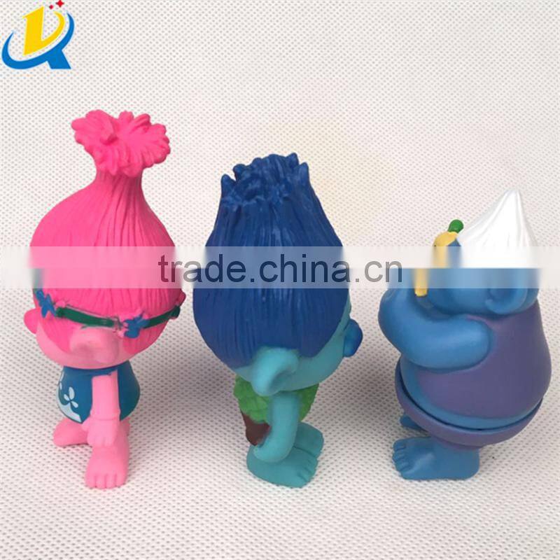 new trolls doll PVC figure dreamwork movie mini figure toys