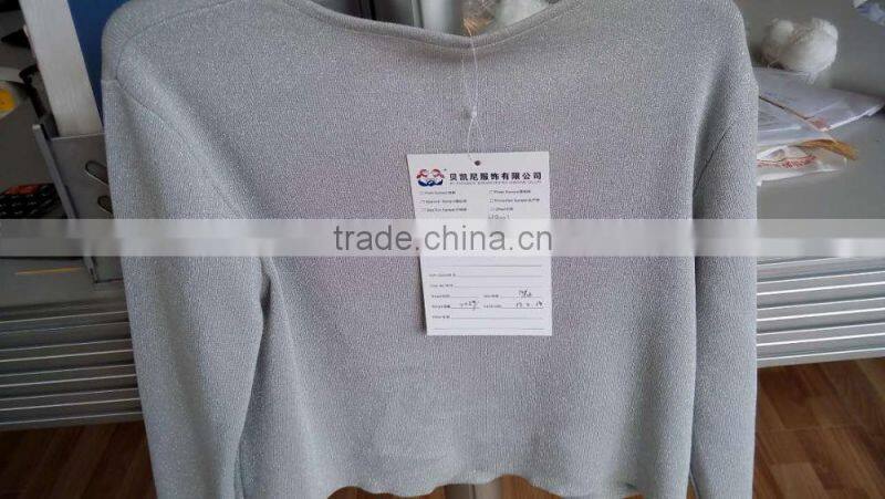 BKNL42 Women knitted short cardigan sweater