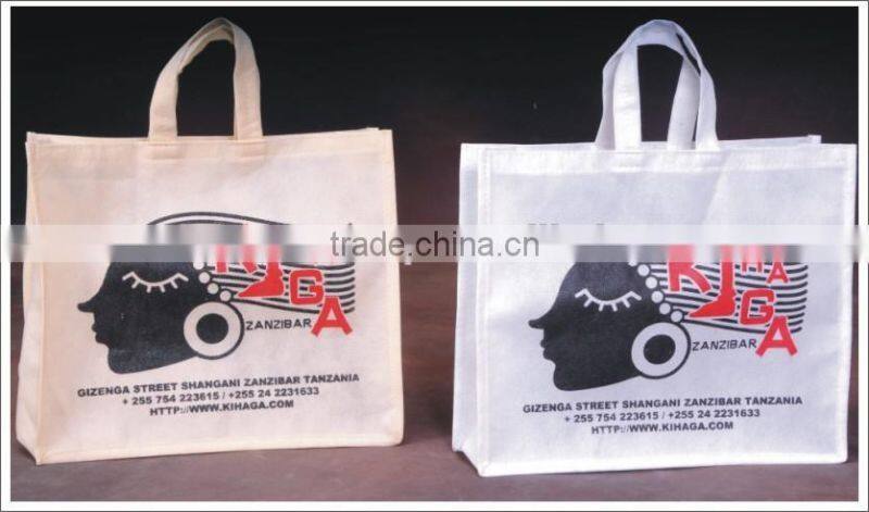non woven bags with gusset and logo printed