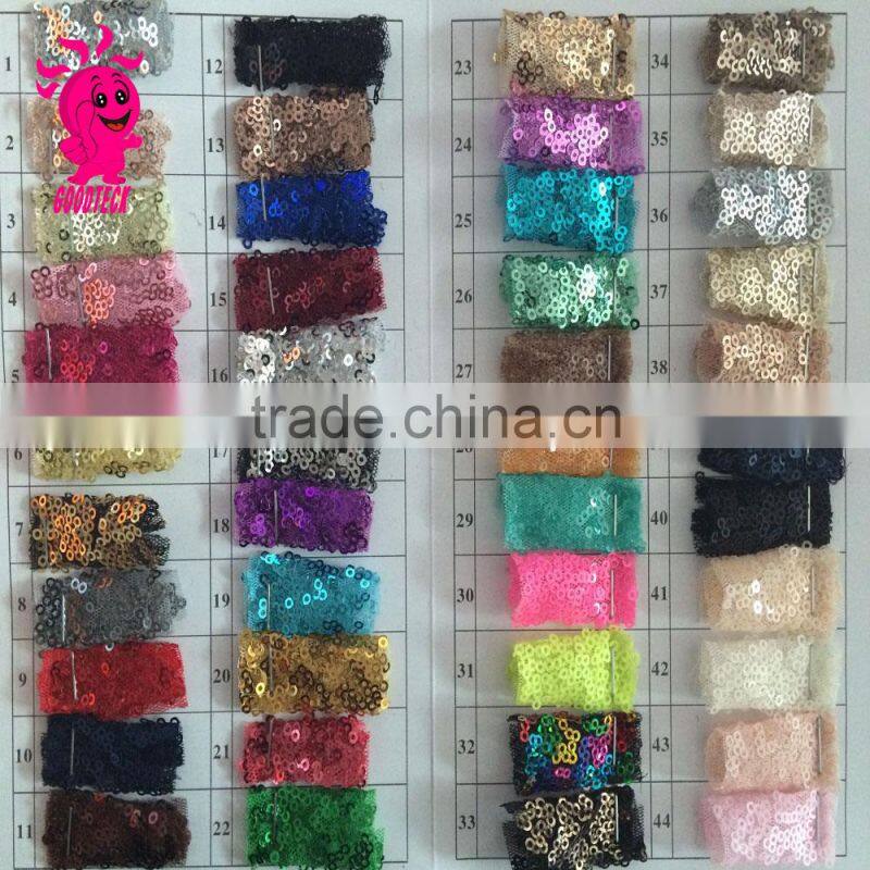 Wholesale tulle cloth tutu sequin cloth with many colors