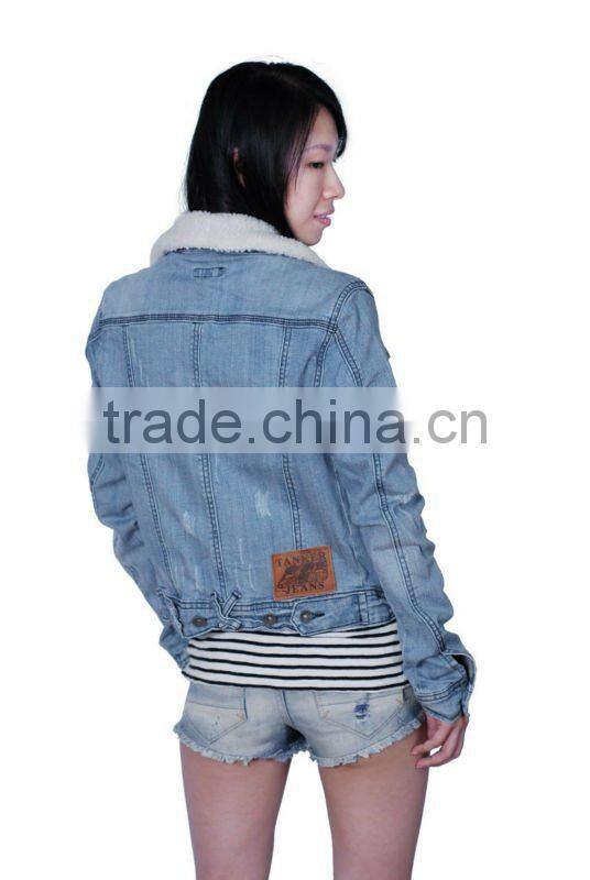 High quality fashion impeccable fit women denim jackets