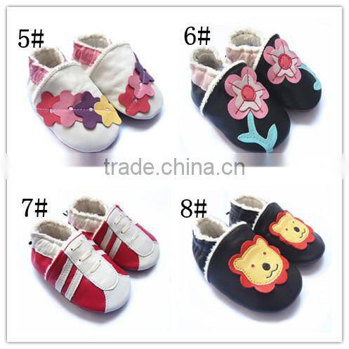 soft sole with fur lining baby shoes winter shoes