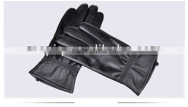 New design tunch screen function men leather glove fashion