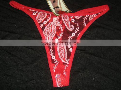fashion g-string thong for women transparent thong women