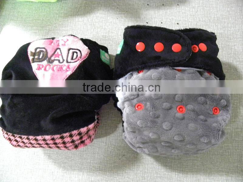 Minky Absorbent Baby Wholesale Diapers
