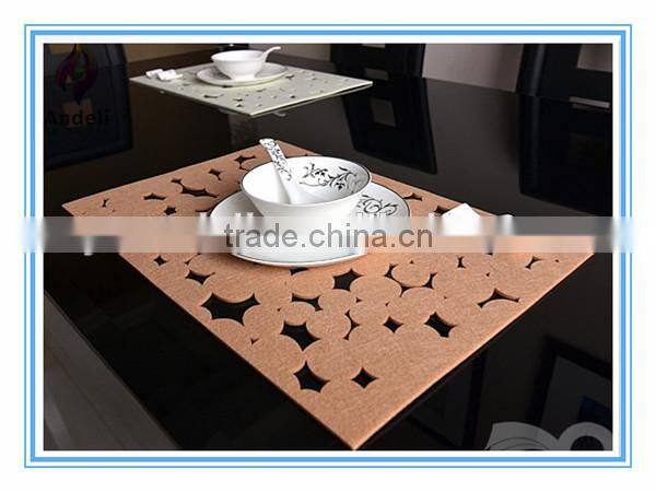 Gorgeous Colorful Patterned Rectangular Table Felt Placemat Tablemat