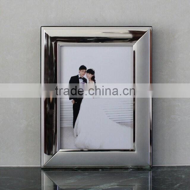 flower design sliver plate photo frame