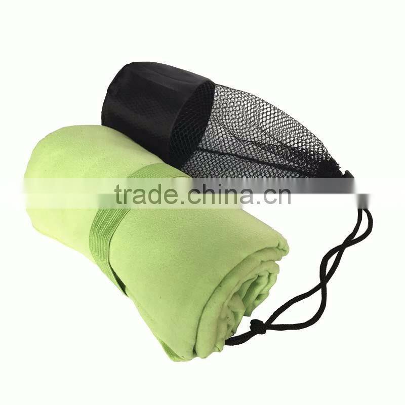 Microfiber outdoor travel towel for backpacking cool sport towel hiking sports towel
