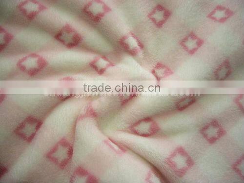 2013 Hot sale 100 polyester blanket double-side ,surper soft ,printed flannel velvet fabric