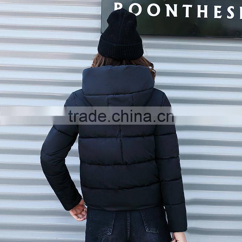 2017 Fashion Women's Clothing Quilted Hooded Jackets, Women Jackets 2016, Jacket Women Women Apparel